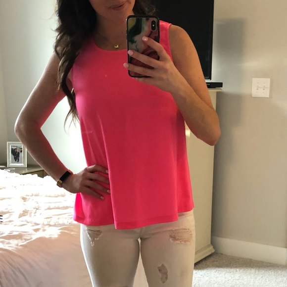 J. Crew Hot Pink tank! NEVER WORN WITH TAGS - Picture 1 of 6